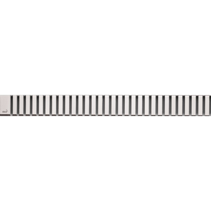 Решетка ALCAPLAST LINE-850L для водоотводящих желобов (APZ1, APZ4, APZ12) дизайн LINE